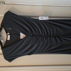 PREMIER AMOUR BRAND WOMEN'S BEAUTIFUL OLIVE GREEN V-NECK EVENING DRESS SIZE 6